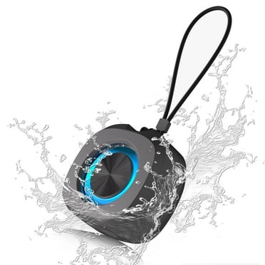 Portable Bluetooth Speakers, Small Wireless Speaker with Loud Stereo Sound, Deep Bass, IPX5 Waterproof, Bluetooth 5.3, Dual Pairing, RGB Lights, Built-in Mic, Long Playtime for Home, Outdoor, Party