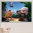 thumbnail image 6 of Up Movie Canvas Gift, Canvas Home Decor, Canvas Art, 3D Printed Canvas, Carl Fredricksen Art Canvas, Cute Dog Canvas Print, Canvas Wall Decor - Black Framed, 6 of 9