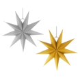 thumbnail image 1 of Linternas de de 9 puntas, 2 piezas de decoración colgante, de de bodas, decoraciones pa yotijar Decoración de la linterna de la estrella de papel, 1 of 7