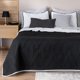 thumbnail image 1 of Edredón Ligero Real Textil + 1 Funda de Almohada, Juego de Colcha Individual, Color Negro/Blanco, 1 of 7