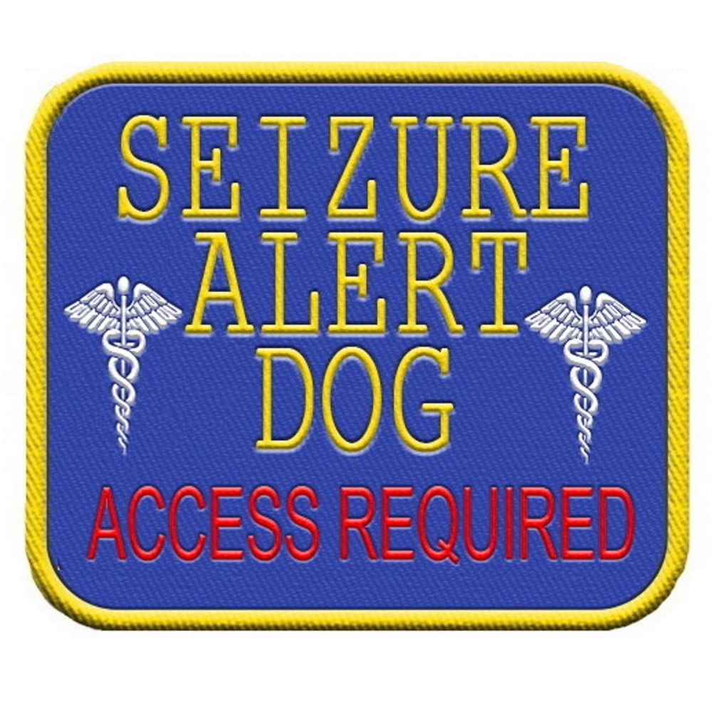 Seizure Alert Dog Patch for Service Dog Vest or Harness