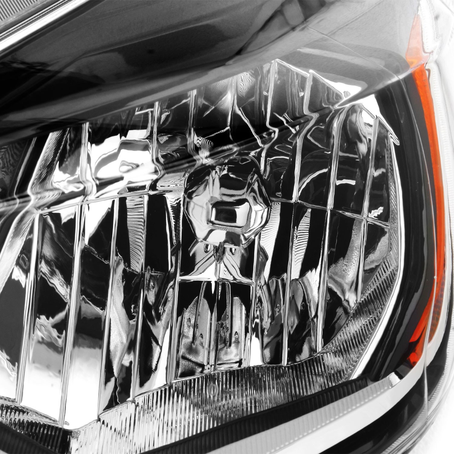 AKKON - Fits 2016 2017 2018 2019 Sentra [Halogen Type] Headlights w/ Chrome bezel Pair Headlamps Driver Left + Passenger Right