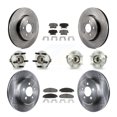 thumbnail image 1 of Transit Auto Front Rear Hub Bearings Assembly Disc Brake Rotors and Ceramic Pads Kit (10Pc) for Car Chrysler 300 Dodge Charger Magnum - Left Right Side (Driver Passenger) KBB-119254, 1 of 11