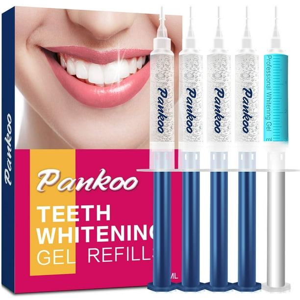 Teeth Whitening Gel Refill Syringe Pack, 4 x 3ml Carbamide Peroxide and