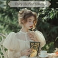 thumbnail image 3 of ipoul Pretty Notebook, Colorful Page, B6, Journal for Women, Hard Cover, Beautiful, Mucha Art, 3 of 7