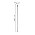 thumbnail image 2 of Luxshiny 20Pcs Metal End Pin Silver Elegant Design For DIY Crafts And Jewelry Making, 2 of 8