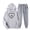 Gray, variant on Black_Friday&Cyber/Monday Womens Clothing Under $10.00 Fayshow0 Women'S Casual Printed Pocket Hoodie with Long Sleeves and Pants Set