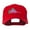Red, variant on USA State Flower New Hampshire Lilac Embroidered Cap - White OSFM