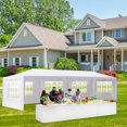 thumbnail image 1 of Zimtown 10'X30' Carpa con Dosel Fiesta Boda Carpa Cenador Pabellón Catering Evento con 5 Paredes, 1 of 7