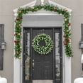 thumbnail image 5 of Farmhouse Spring Wreath 13.4 Inch - Colorful Cottage Artificial Wreath for Front Door, All Seasons Home Decor for Wall Window, Festival Party Hanging Ornament, 5 of 5
