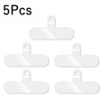 thumbnail image 1 of 1/3/5/10Pcs Soft Transparent Mobile Phone Lanyard Straps Patch Replaceable Fixed Card Shell Connection Pendant With Lanyard Hole x 5, 1 of 6