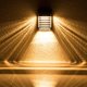 thumbnail image 5 of Ounissouiy Paquete de 2 luces de pared alimentadas por energía solar, lámpara de iluminación impermeable IP65 recargable con montada en la pared Jardín y Patio Ounissouiy HA065104-00, 5 of 6