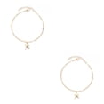 thumbnail image 4 of Sonducket Tobillera para niña Estilo creativo simple Estrella de mar en forma Elegante Joyería para niñas jóvenes Tobilleras de aleación Type2 NO2, 4 of 6