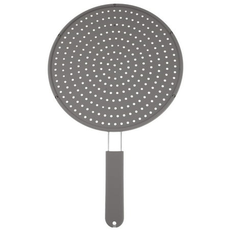 

Walmeck Kitchen Silicone Splatter Screen High Heat Resistant Cooling Mat Drain Board and Strainer Grease Barrier Grease Splatter Guard Drainer Pot Cover Round Strainer