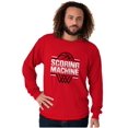 thumbnail image 5 of Cool Basketball Scoring Machine Men's Long Sleeve Tee T Shirt Brisco Brands S, 5 of 6