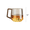 B, variant on Oioii High-Temperature Resistant Glass Tea Cup with Walnut Wood Handle, Heat-Insulated Office Drinking Cup, Thickened Borosilicate Glass Cup for Tea Coffee,A