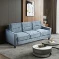thumbnail image 3 of Small Space Sectional Sofa – Comfortable Chenille Couch for Living Room, Bedroom, Office, Compact Design, 3 of 8