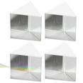 thumbnail image 5 of WORGEOUS  4 Pcs Clear Triangular Prism Prisms for Kids Science Transparent, 5 of 8
