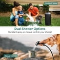 thumbnail image 3 of CHUANK Portable Camping Shower  Leak Proof 3 Gallon Camping Shower with Foot Pump  Pressure Camping Shower Bag with Storage Bag Easy Set up Large Water Inlet Outdoor Shower for Camping Be, 3 of 9