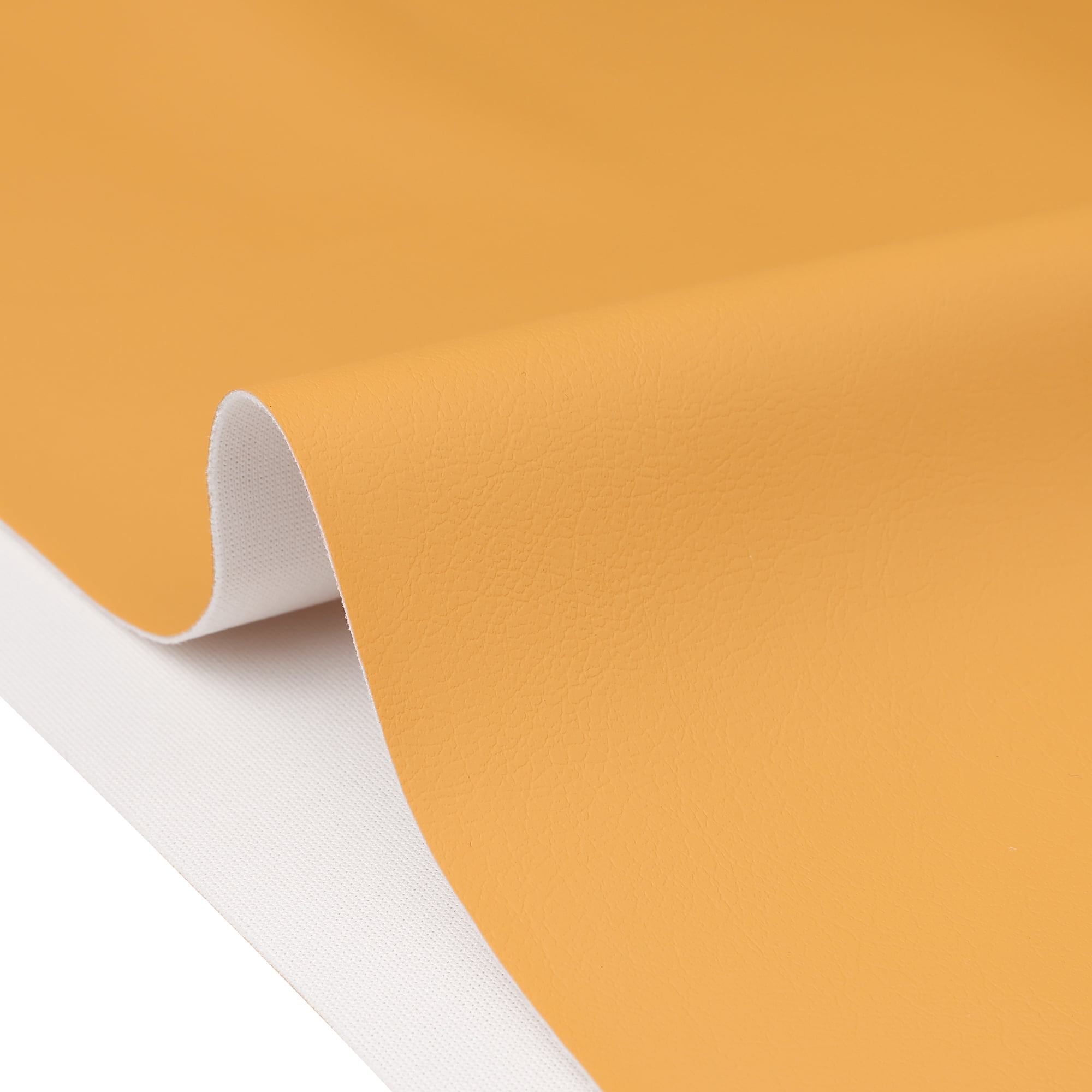 Unique Bargains Rectangle Water Resistance Vinyl Table Cover Tablecloth Yellow 55"x63"
