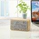 thumbnail image 3 of Gwong Electrónica Q2 Portable Bluetooth Compatible con Bluetooth 4.2 Altavoz de madera inalámbrico Bajo Subwoofer Music Player, 3 of 7