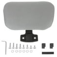 thumbnail image 1 of Appui-Tête de Chaise de Bureau : Oreiller de Tête de Chaise Réglable Support Élastique - Attachement Ergonomique pour Chaise de Bureau à Domicile (Gris), 1 of 8