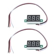 thumbnail image 2 of Mini Voltímetro Digital, Medidor De Prueba De Voltaje, 2 Uds., Protección De Conexión Inversa De Alta Precisión Para Bricolaje ANGGREK DC LED Digital Voltmeter, 2 of 8