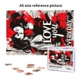 thumbnail image 6 of 1000 PCS 1000 Piece Wooden Jigsaw Puzzles Love You Everyday Kissing Couples,Challenging Brain Exercise,Enjoy The Puzzle Solving Process,Puzzles Suitable For Entertaining With Family During Holidays, 6 of 6