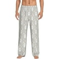 thumbnail image 2 of Goofa Rabbit And Heart Printed Soft Pajama Pants for Men, Wide Leg Comfy Casual Lounge Yoga Pants-Large, 2 of 9