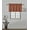 BRICK RUST, variant on 1 STRAIGHT WINDOW VALANCE TOP DECOR FOAM LINED BACKING ROD POCKET MANY COLORS