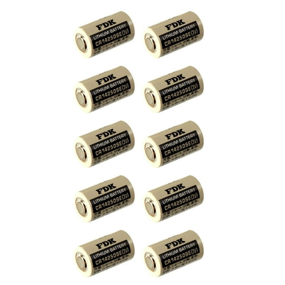 10x CR14250SE 3V 1/2 AA Lithium Battery Compatible with Sanyo CR2NP