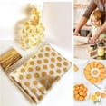 thumbnail image 2 of PENGXIANG 200 Pack Gold Polka Dot Candy Bags Cookies Snack Wrapping Clear Plastic Gift Packaging Bag Treat Bags, 2 of 7