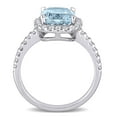 thumbnail image 4 of Everly Women's Topaz 10k White Gold Ring, 4 of 8