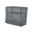 thumbnail image 3 of Bar Cart Cover 12 Oz Waterproof 100% Weather Resistant cart Cover with Air Pockets and Drawstrap for Sung Fit (34"(H) x 50"(W) x 30"(D), Grey), 3 of 6