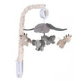 thumbnail image 4 of Lambs & Ivy Baby Jungle Animals Gray/Tan Musical Crib Mobile Soother Toy, 4 of 6