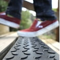 thumbnail image 7 of FUS Outdoor Rubber Stair Treads 4" x 24" inch Heavy Duty Textured Non-Slip Strips, 7 of 7
