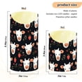 thumbnail image 4 of Cow Heads Pattern Flameless Candles 2 PCS with Remote Realistic Moving Flame LED Tapered Pillar Set for Home Decor, 4 of 7