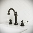 thumbnail image 2 of Water Creation 8.25" Lever Handles Brass Faucet in Brown/Bronze, 2 of 6