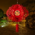 thumbnail image 2 of vnanda Spring Festival Decorations 2024 Chinese Character Lanterns Create Fade-resistant with Tassel Indoor/outdoor Decor for Spring Festival New Year's Day, 2 of 8