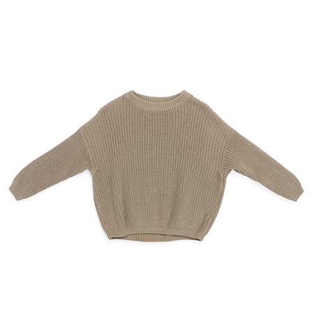 

New Foreign Trade Children’s Knitted Sweater Girls’ Pure Simple Sweater