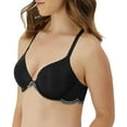 thumbnail image 2 of Women's Maidenform 7112 One Fab Fit Extra Coverage Lace T-Back Bra (Black Eiffel Grey 36C), 2 of 4