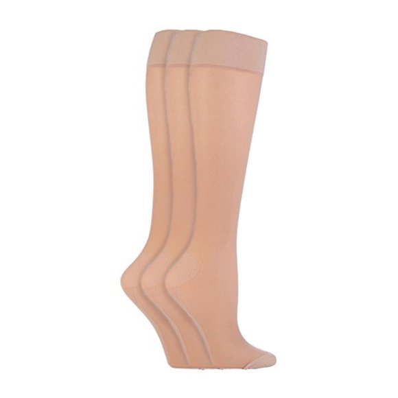 3 Paires de Chaussettes de Vol pour Femmes / IOMI / Chaussettes de Compression Graduées pour Femmes / Chaussettes DVT pour Voyage