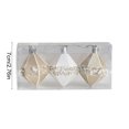 thumbnail image 3 of Horivan Champagne Christmas Ball Ornaments Plastic Shatterproof 24PCS for Tree Decorations Holiday Party Supplies Bulk Home Festive Decor, 3 of 6