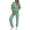 Green, variant on Women's 2 Piece Tracksuit Set Half Zip StAnd Collar Long Sleeve Top Side Stripe Jogger Pants Elastic Waist Relaxed Fit Casual Outfit for Fall Spring Daily Wear Brown_#51 S