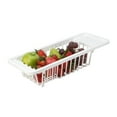 thumbnail image 4 of Kitchen Details Over the Sink Plastic Dish Drying Rack 0.46 lb , White, 4 of 9