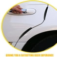 thumbnail image 4 of 4pcs Car Door Anti-collision Strips Made of Silicone for Home Use Black Color Fits Most Vehicles, 4 of 6