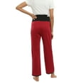 thumbnail image 3 of Women's Maternity Pants Casual Loose Wide Leg Cozy Pant Pregnancy Lounge Trousers with Pockets, 3 of 6