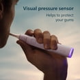 thumbnail image 6 of Philips Sonicare 6500 Series Electric Toothbrush - Next-Generation Sonicare Technology, Pressure Sensor, 9 Brushing Settings, Smartimer, Brushpacer, 21-Day Runtime, Travel Case, Light Pink, HX7412/05, 6 of 13