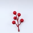 thumbnail image 3 of Vikakiooze 2022 Christmas Sale! Christmas Simulation Red Fruit Fruit Branch Small Red Fruit Cutting Christmas Tree Decoration, 3 of 5