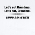 thumbnail image 2 of CafePress - Let's Eat Grandma Commas Save Lives Body Suit - Baby Light Bodysuit, Size Newborn - 24 Months, 2 of 4